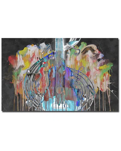 Ready2hangart Muzik Xvi Wrapped Canvas Wall Art By Tristan Scott In Multi