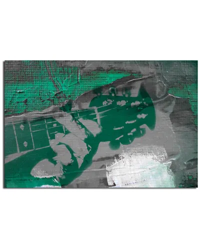 Ready2hangart Muzik Xviii Wrapped Canvas Wall Art By Tristan Scott In Green