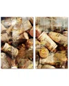 Ready2hangart Never Enough Corks 2 Piece Wrapped Canvas Wall Art Set