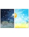 Ready2hangart Night & Day Wrapped Canvas Wall Art By Tristan Scott