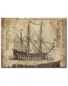 Ready2hangart Old Dark Moon Wrapped Canvas Wall Art By Joelle Joy