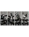 Ready2hangart On The Fence 4-piece Wrapped Canvas Wall Art Set By Olivia Rose