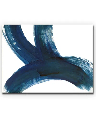 Ready2hangart On The Move Ii Wrapped Canvas Wall Art By Karen Moehr In Blue