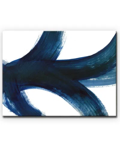 Ready2hangart On The Move Wrapped Canvas Wall Art By Karen Moehr In Blue
