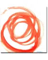 Ready2hangart Orange Swirl Ii Wrapped Canvas Wall Art
