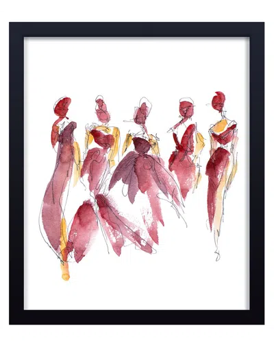 Ready2hangart Organza Framed Print Wall Art In Pink