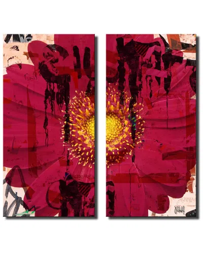 Ready2hangart Painted Petals Ci Wrapped Canvas Wall Art By Tristan Scott In Multi