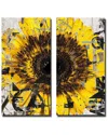 Ready2hangart Painted Petals Ciii Wrapped Canvas Wall Art By Tristan Scott