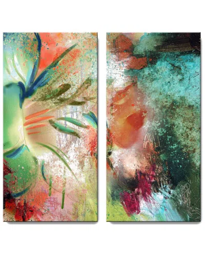 Ready2hangart Painted Petals Lix Canvas Wall Art By Tristan Scott In Multi