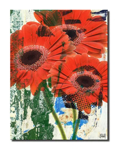 Ready2hangart Painted Petals Lxvii Wrapped Canvas Wall Art By Tristan Scott In Multi