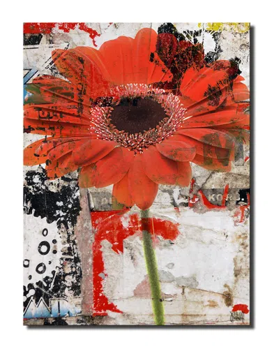 Ready2hangart Painted Petals Lxx Wrapped Canvas Wall Art In Multi