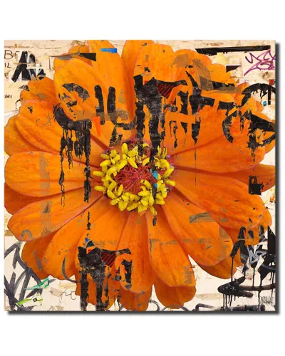 Ready2hangart Painted Petals Lxxvi Wrapped Canvas Wall Art By Tristan Scott In Multi