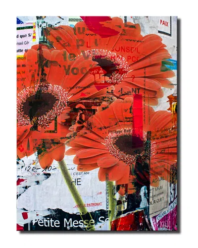 Ready2hangart Painted Petals Lxxxi Wrapped Canvas Wall Art By Tristan Scott In Multi