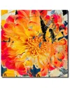Ready2hangart Painted Petals Lxxxiv Wrapped Canvas Wall Art By Tristan Scott