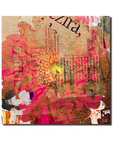 Ready2hangart Painted Petals Lxxxv Wrapped Canvas Wall Art By Tristan Scott In Multi