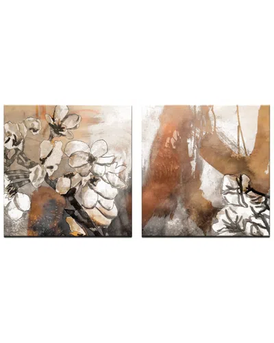 Ready2hangart Painted Petals X Wrapped Canvas Wall Art By Tristan Scott