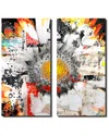 Ready2hangart Painted Petals Xci Wrapped Canvas Wall Art By Tristan Scott