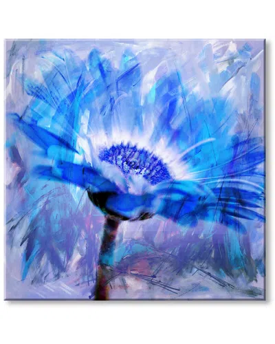Ready2hangart Painted Petals Xlii Canvas Wall Art By Tristan Scott In Blue