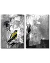 Ready2hangart Painted Petals Xvi Wrapped Canvas Wall Art By Tristan Scott