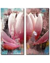 Ready2hangart Painted Petals Xxiii Wrapped Canvas Wall Art By Tristan Scott