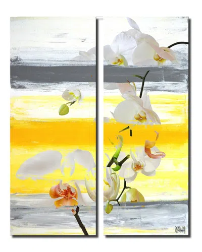 Ready2hangart Painted Petals Xxvi Canvas Wall Art In Multi