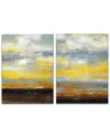 Ready2hangart Painted Sunset I/ii Wrapped Canvas Wall Art By Norman Wyatt
