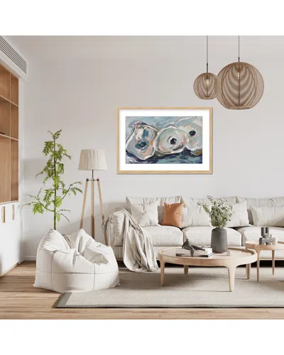 Ready2hangart Pearlescent Elegance: Oyster Abstract By Gypseavillage Wall Art In Neutral