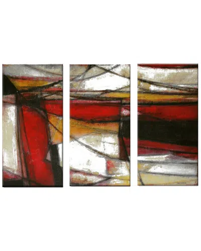 Ready2hangart Re-energized 3pc Wrapped Canvas Wall Art By Norman Wyatt In Multi