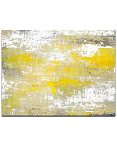 Ready2hangart Repose Wrapped Canvas Wall Art By Norman Wyatt In Yellow