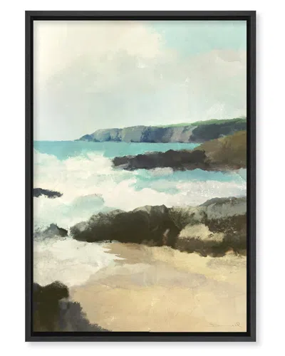 READY2HANGART ROCKY BEACH BY DAN HOBDAY WALL ART