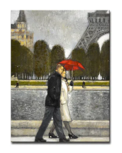 Ready2hangart Romantic Stroll Ii Wrapped Canvas Wall Art By Norman Wyatt In Gray
