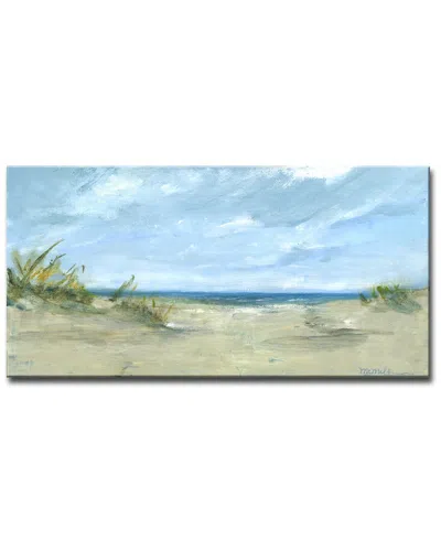 Ready2hangart Sandy Shores Wrapped Canvas Wall Art In Multi