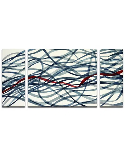 Ready2hangart Scarlett Ribbon Wrapped Canvas Wall Art By Norman Wyatt