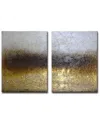 Ready2hangart Shadow Field 2pc Wrapped Canvas Wall Art By Norman Wyatt