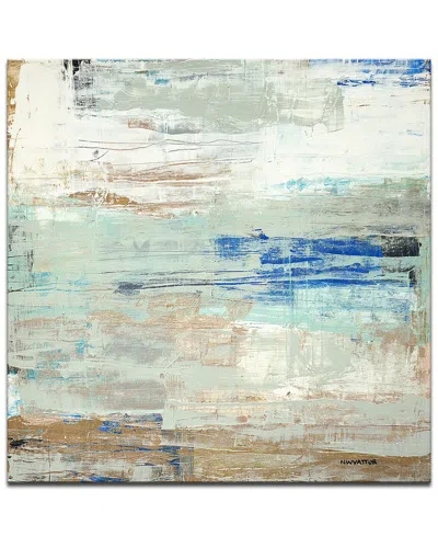 Ready2hangart Shore Break Wrapped Canvas Wall Art In Multi