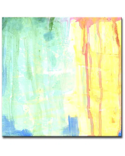 Ready2hangart Soft Green & Yellow Wrapped Canvas Wall Art By Leslie Owens