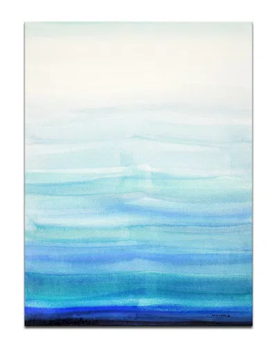 Ready2hangart Soothing Calm Wrapped Canvas Wall Art By Norman Wyatt In Blue