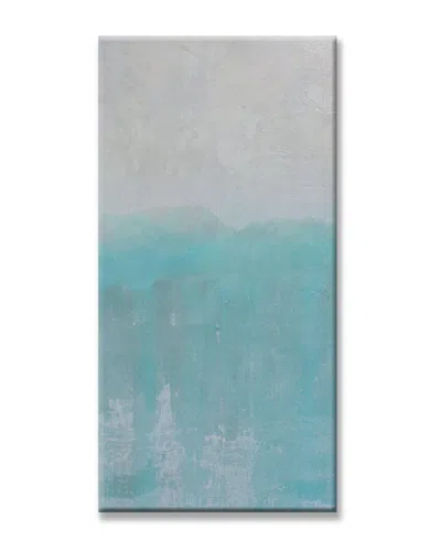 Ready2hangart Spa Zone Wrapped Canvas Abstract Wall Art By Karen Moehr In Blue