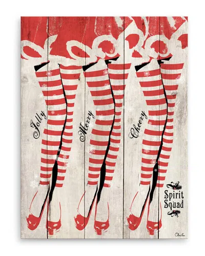 Ready2hangart Spirit Squad Canvas Wall Art By Olivia Rose In Red