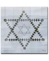 Ready2hangart Star Of David V Wrapped Canvas Wall Art By Olivia Rose