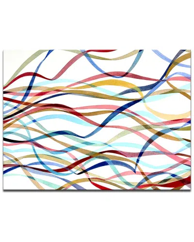 Ready2hangart Streamers Wrapped Canvas Wall Art
