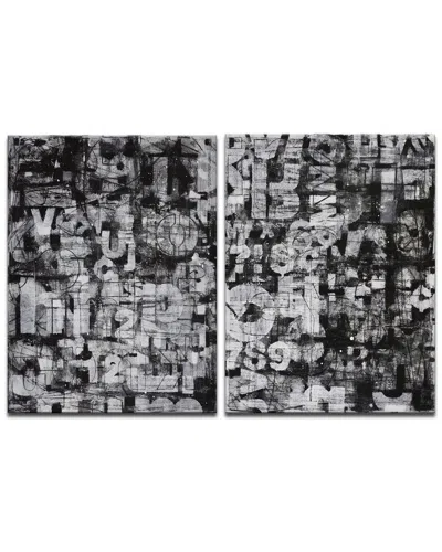 Ready2hangart Street Wise I/ii 2pc Wrapped Canvas Wall Art By Norman Wyatt