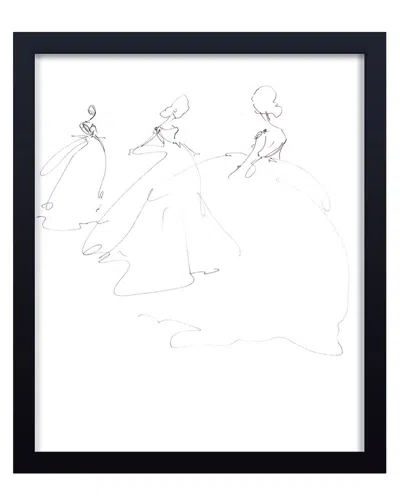 Ready2hangart Study Of Dress No 1 Framed Print Wall Art In Black