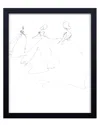Ready2hangart Study Of Dress No 1 Framed Print Wall Art