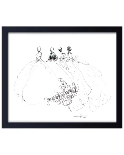 Ready2hangart Study Of Dress No 2 Framed Print Wall Art In Black