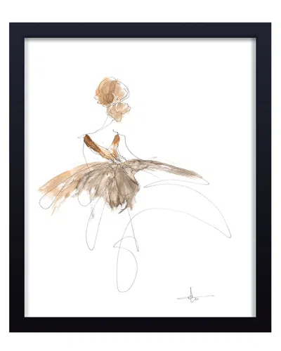Ready2hangart Study Of Dress No 4 Framed Print Wall Art In Neutral