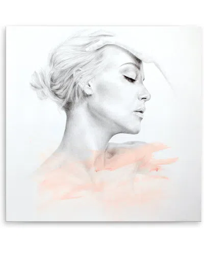 Ready2hangart Surrender Iv Wrapped Canvas Wall Art By Megan James In White