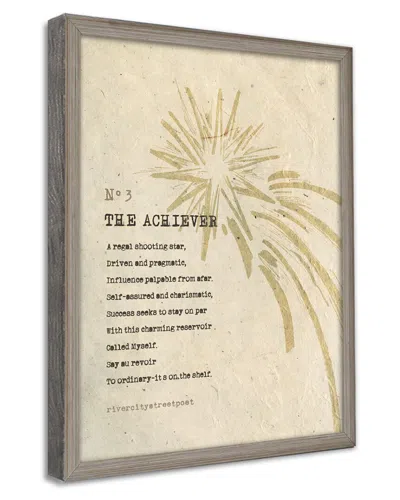 Ready2hangart The Achiever Wrapped Canvas Wall Art By River City Street Poet In Multi