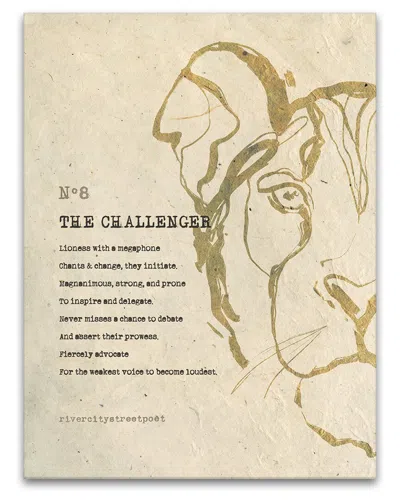 Ready2hangart The Challenger Wrapped Canvas Wall Art By River City Street Poet