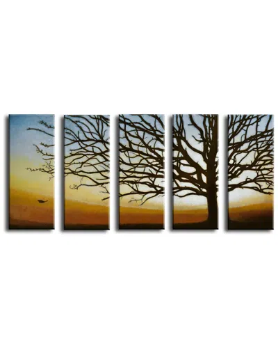 Ready2hangart The Last Leaf 5pc Wrapped Canvas Wall Art By Norman Wyatt